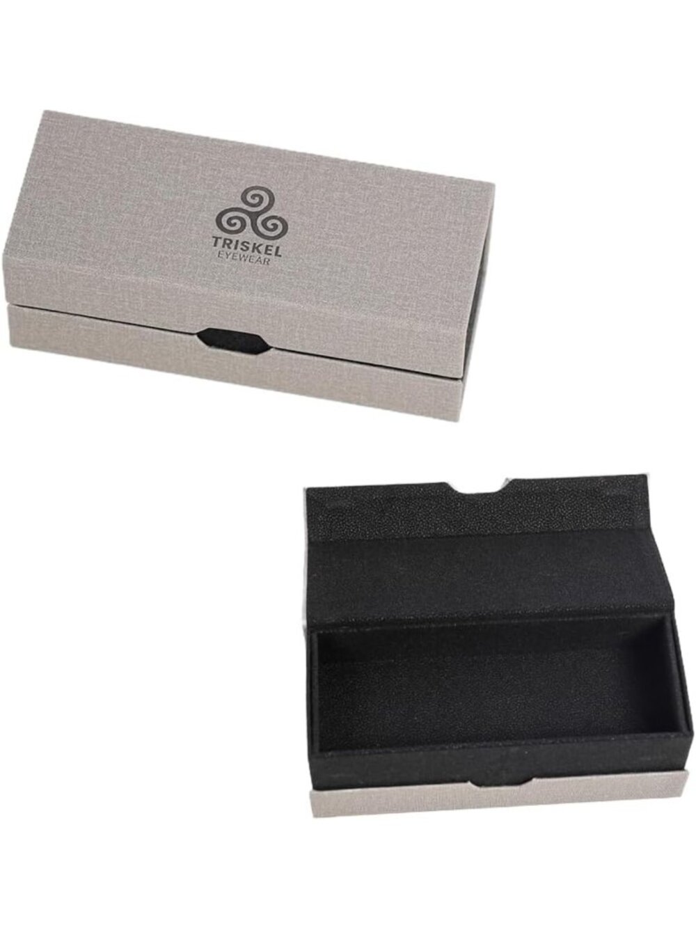 Luxury PU Leather Double Frame Case - Travel Storage for 2 Glasses, Diamond-Vein
